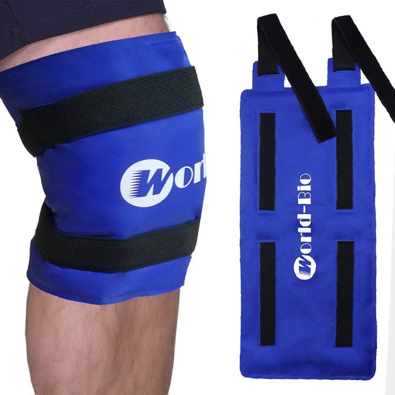 Knee Cold And Warm Cooling Pack, Cool Pads Gel Cooling Pad For Sports Injuries, Muscle Pain, Swelling, Bruising And Replacement Operations, Ideal For Knees, Legs (55X25Cm) 55X25Cm - NewNest Australia