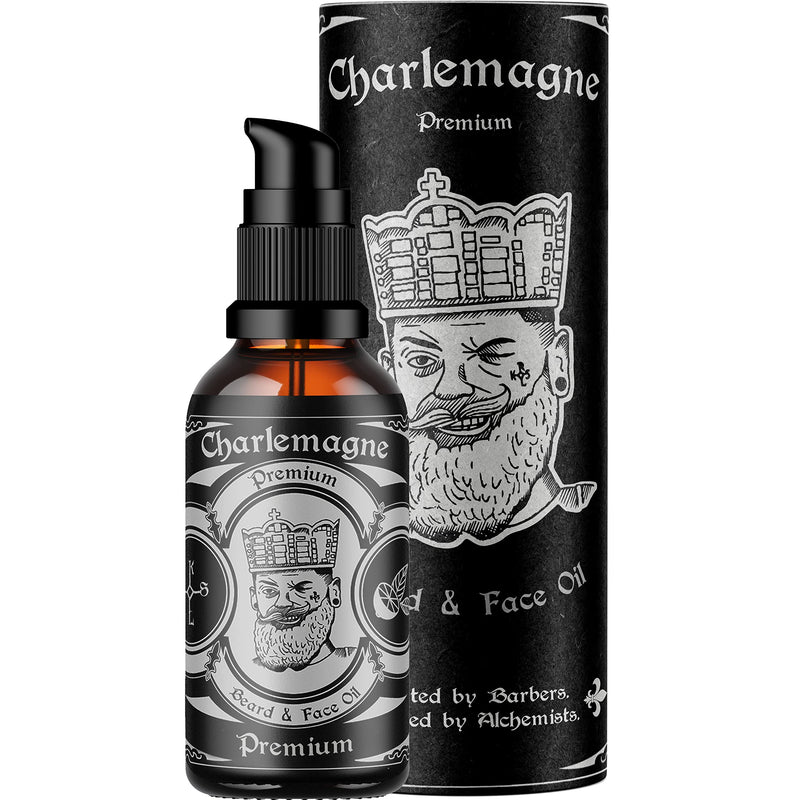 Charlemagne Beard Oil - Vegan Beard Oil Lime Mint Scent - Beard Oil Made in Germany Beard Oil Men - Natural Beard Care Oil Stimulates Beard Growth - Beard Care Men Beard Oil Vegan Lime - Mint 30 ml (Pack of 1) - NewNest Australia