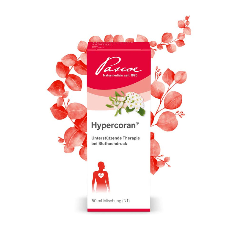 Hypercoran: 50 ml - natural support for high blood pressure (hypertension) - with mistletoe & hawthorn - can be combined with other medications, such as classic blood pressure lowering drugs - NewNest Australia