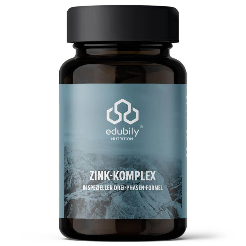 edubily nutrition® Zinc • Zinc complex with triple formula of zinc glycinate, zinc citrate and zinc gluconate • With essential amino acids (90 capsules) 90 pieces (pack of 1) - NewNest Australia