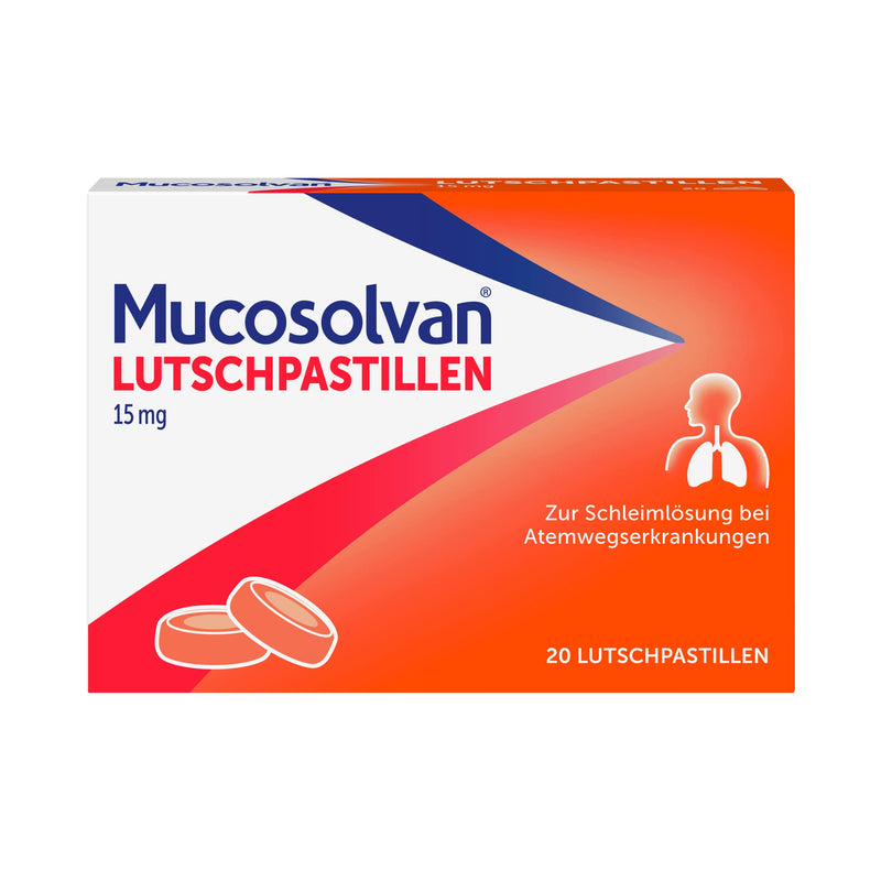 MUCOSOLVAN® lozenges 15 mg, 20 pieces, with ambroxol, cough expectorant - NewNest Australia