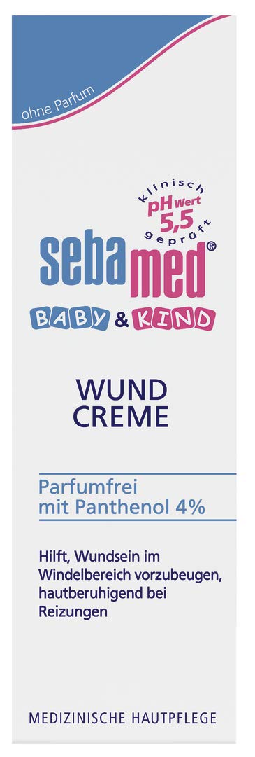 Sebamed Baby Wound Cream, value pack 2 x 75 ml, helps prevent soreness in the diaper area, soothes the skin in case of irritation, perfume-free - NewNest Australia