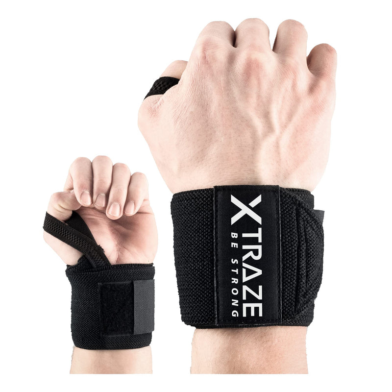 Gymgears Wrist Bandages [Set Of 2] Wrist Wraps 45 Cm - Professional Wrist Bandage For Weight Sports, Bodybuilding, Powerlifting, Crossfit & Fitness - Suitable For Men And Women - NewNest Australia