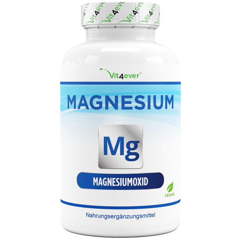 Magnesium - 365 capsules (12 months) - 665 mg per capsule, of which 400 mg is elemental magnesium - Laboratory tested - High dosage - No unwanted additives - Vegan - NewNest Australia
