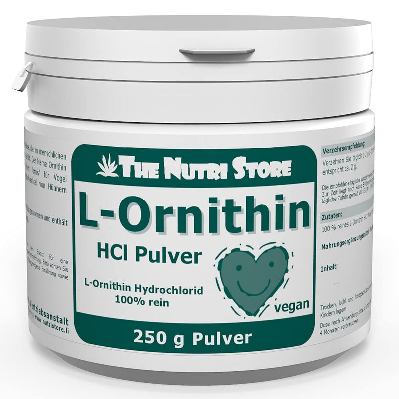 L-Ornithine HCl powder 250 g vegan - NewNest Australia