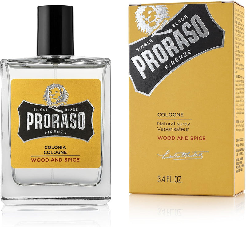 PRORASO Eau de Cologne, 100 ml, Wood & Spice - NewNest Australia
