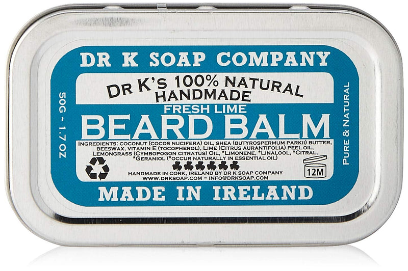 DR K Soap Company Fresh Lime Beard Balm, 50 g - NewNest Australia