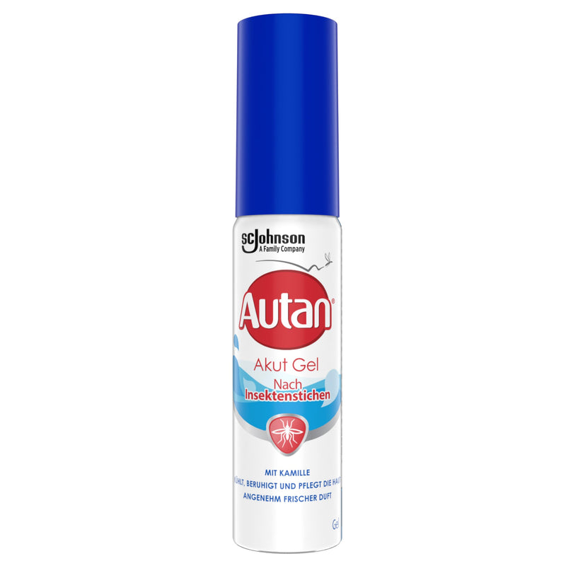 Autan Akut Gel for applying to the body and face after insect bites, with chamomile and aloe vera, 25 ml pack of 1 - NewNest Australia