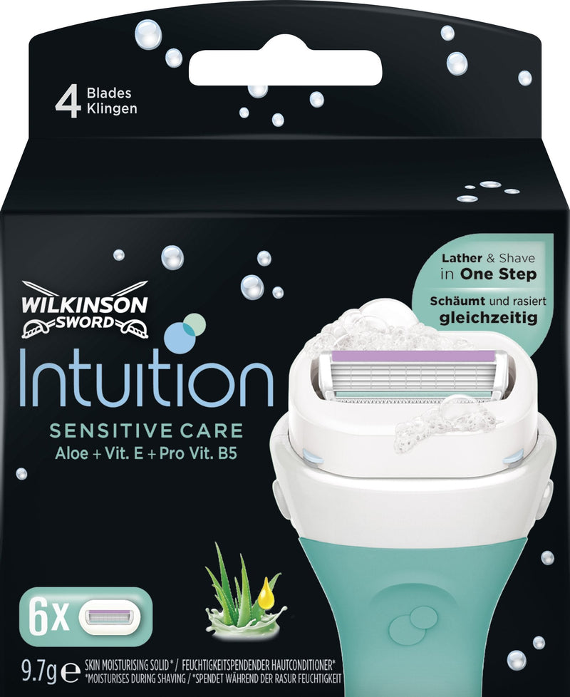 Wilkinson Sword Intuition Sensitive Care Razor Blades for Women's Razors, Pack of 6 - NewNest Australia