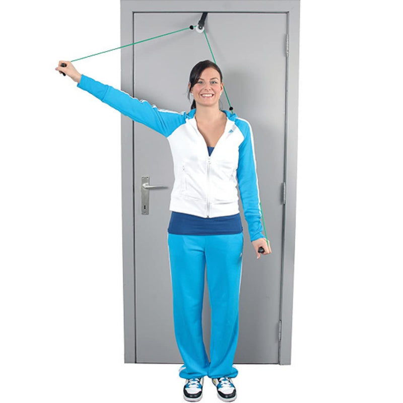 Atc Handels Gmbh Shoulder Trainer Pulley, Shoulder Rope Pulley Set, Shoulder Trainer Pulley Rope Gymnastics Including Handles And Attachment Rehabilitation, Physiotherapy, Shoulder Movement Door - NewNest Australia