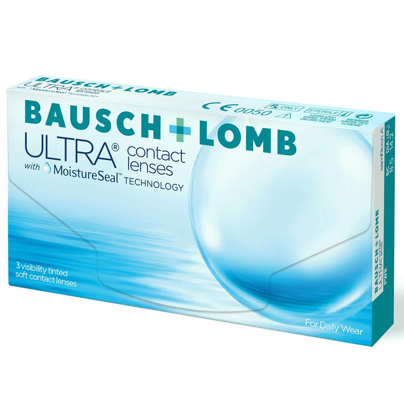 Bausch + Lomb Ultra Contact Lenses With Moisture Seal Technology Monthly Lenses Soft Bc 8.5 Mm / Dia 14.2, Clear, 3, Bc 8.5 Millimeters, Dia 14.2 Millimeters, -3.5 Diopters - NewNest Australia