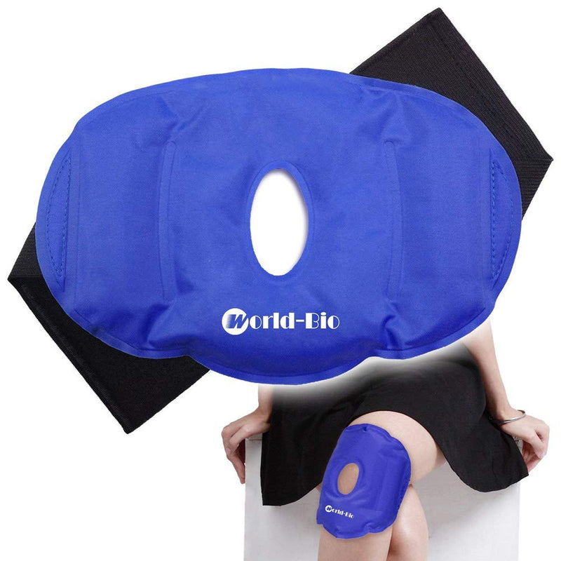 Knee Cooling Pads Cool Pack Gel, Cold Warm Compresses For Knee Injuries, Swelling, Knee Replacement Surgeries, Arthritis, Meniscus Tear And Acl, Compress Gel Cushion 25 X 17 Cm - NewNest Australia