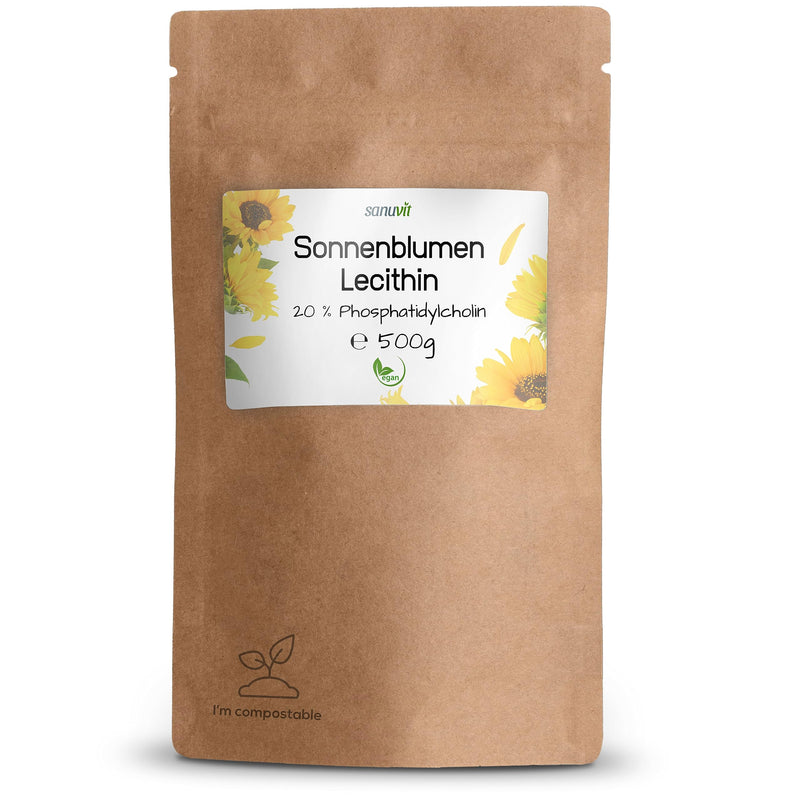 Sanuvit® sunflower lecithin 500g | Pure lecithin | High bioavailability | Quality from Austria | Vegan - NewNest Australia