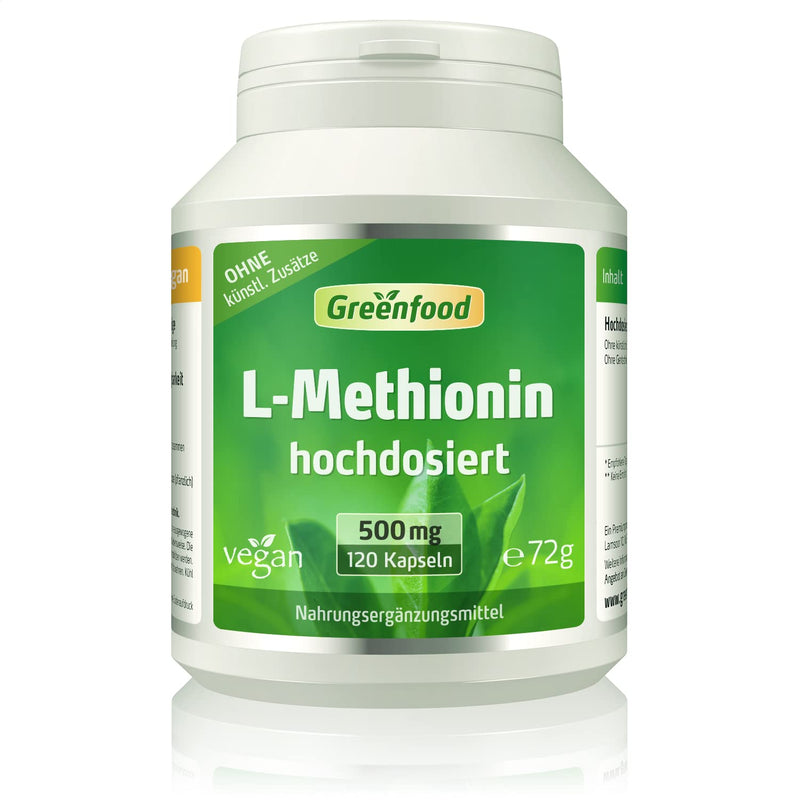 L-Methionine, 500 Mg, High Dose, Capsules, Vegan ‚ Important And Essential Amino Acid, Building Material For Proteins, Without Artificial Additives, Without Genetic Engineering (Gmo-Free) - NewNest Australia