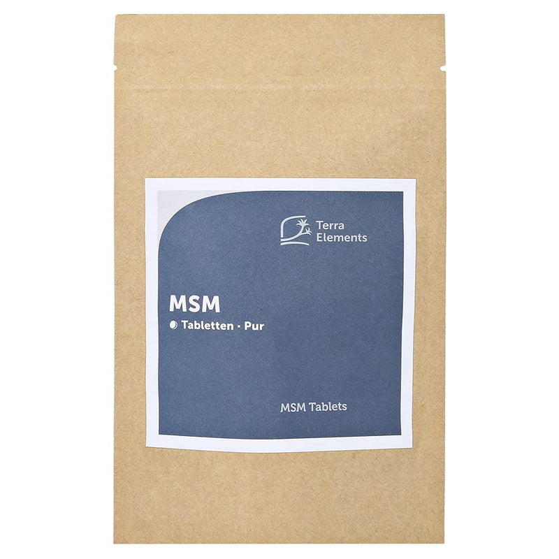 Terra Elements MSM tablets (750 mg, 160 pcs) I organic sulfur I vegan - NewNest Australia