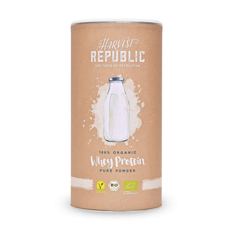 Harvest Republic Organic Whey Protein Smoothie Powder, With 80% Protein Content For Muscle Building With Protein From Organic Whey, Rich In Bcaas And Eaas, Easy To Soluble, Perfect For Healthy Shakes And Smoothies, 400 G - NewNest Australia