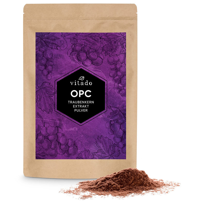 OPC grape seed extract high dosage - 250g OPC powder without additives - Made in Germany - Laboratory tested - Vegan - NewNest Australia