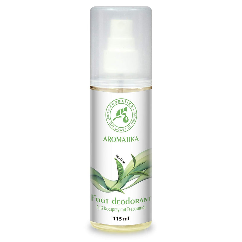Foot Spray With 100% Natural Tea Tree Oil And Peppermint Fragrance - Foot Deodorant 115 Ml - Foot Deodorant Spray For Foot Care And Against Foot Odor - Foot Spray - NewNest Australia
