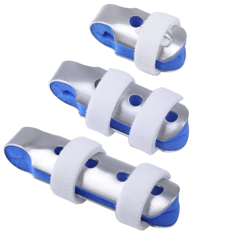Finger Splint Pins: 3 Packs Finger Immobilizer Splint with Soft Foam for Finger Fractures Wounds - NewNest Australia