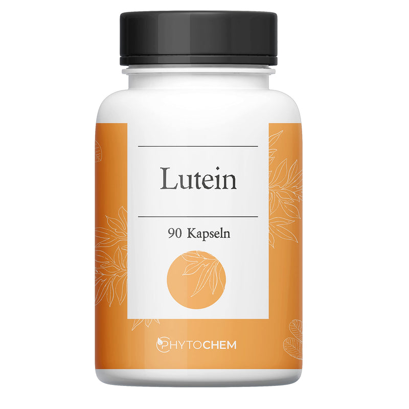 Phytochem Lutein 90 capsules, high dose with 50 mg of natural carotenoids per daily dose, vegan and without additives, 45 day supply. - NewNest Australia