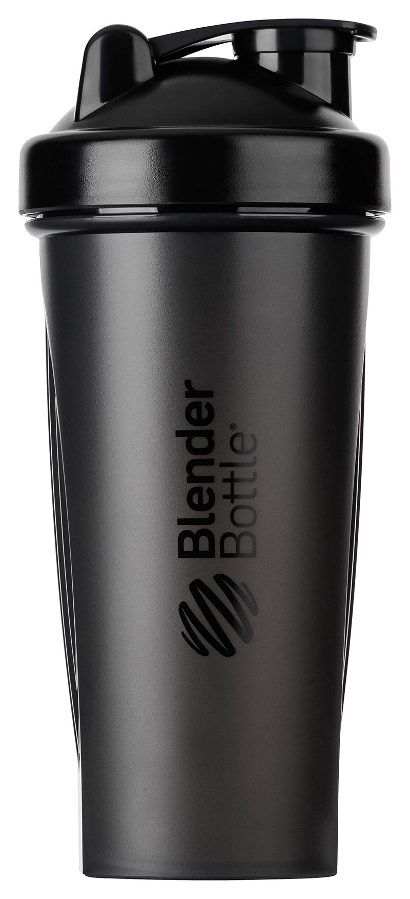 BlenderBottle Classic Shaker with BlenderBall, ideal as a protein shaker, protein shaker, water bottle, drinking bottle, BPA free, scaled up to 600 ml, capacity 820 ml, black - NewNest Australia