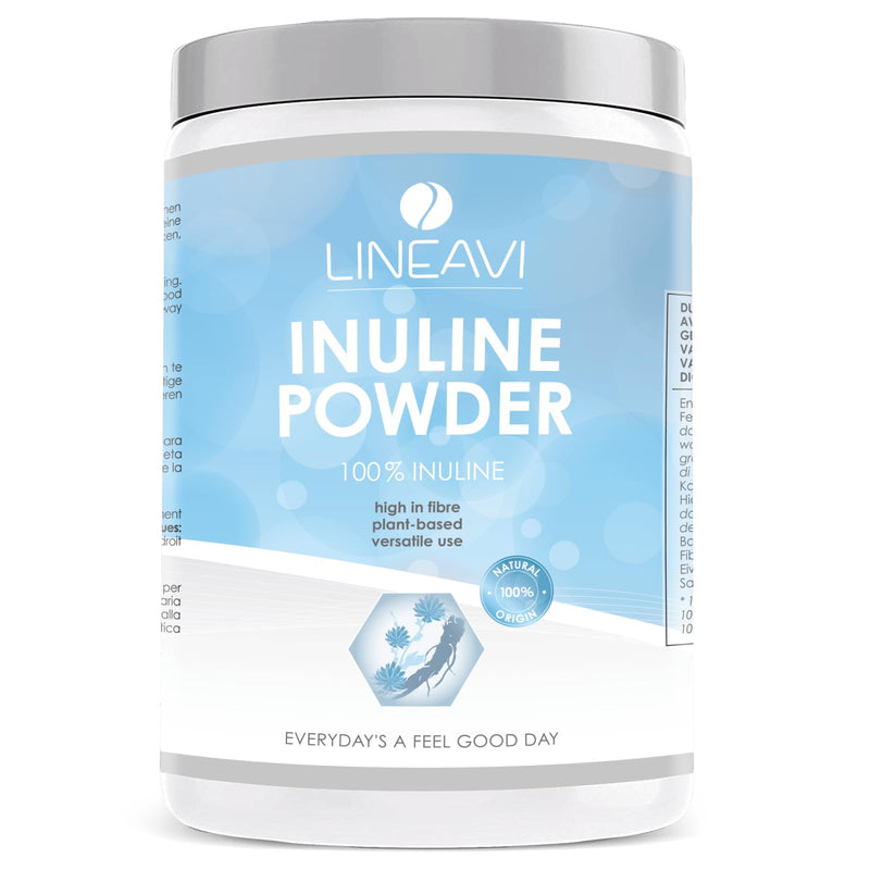 LINEAVI Inulin powder, 500g inulin powder, low-calorie fiber from chicory root (chicory), intestinal flora, can be used for drinks and for cooking and baking, made in Germany 500g (pack of 1) - NewNest Australia