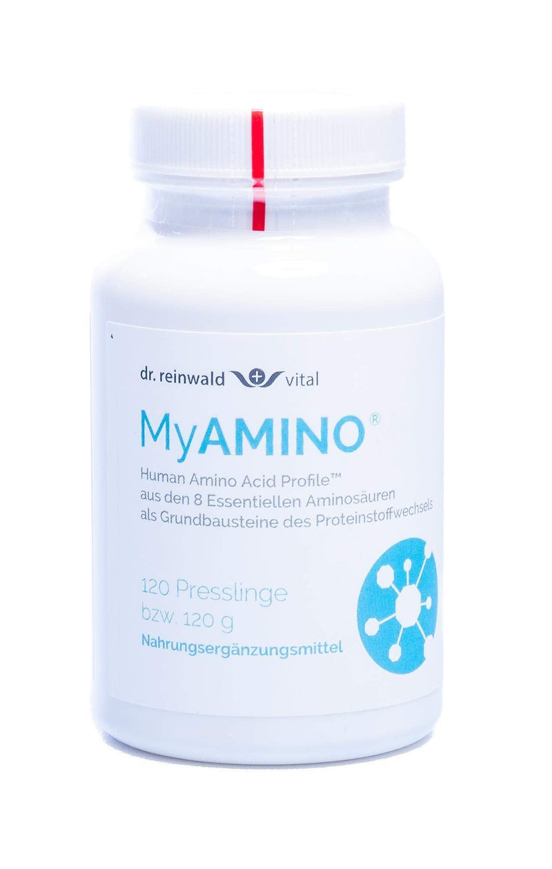 dr.reinwald MyAMINO - 8 essential amino acids as a basic building block of protein metabolism - With the highest protein nutritional value in the world - 100% plant-based - 120 pellets - NewNest Australia