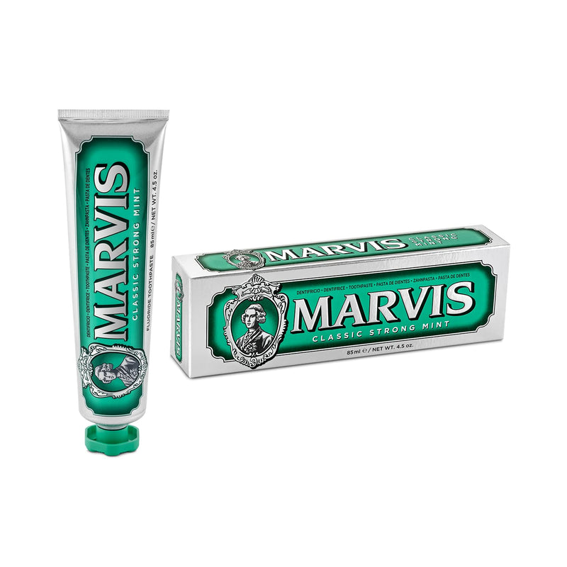 Marvis Classic Strong Mint toothpaste, 85 ml, toothpaste with a taste experience guarantee for invigorating and long-lasting freshness 1 x 85 ml - NewNest Australia