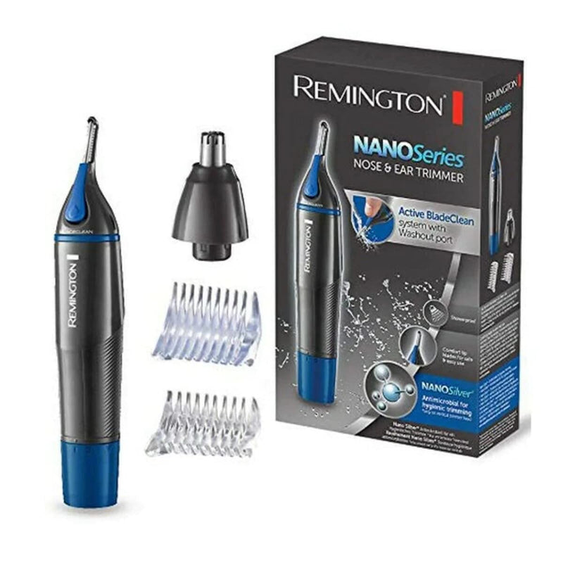 Remington Multi-Hair Trimmer [Nose Hair Trimmer, Ear Hair Trimmer, Eyebrow Razor] Trimmer With Wash-Out Function Button Incl. 2 Attachment Combs + Rotary Cutting Attachment, Ne3850 - NewNest Australia