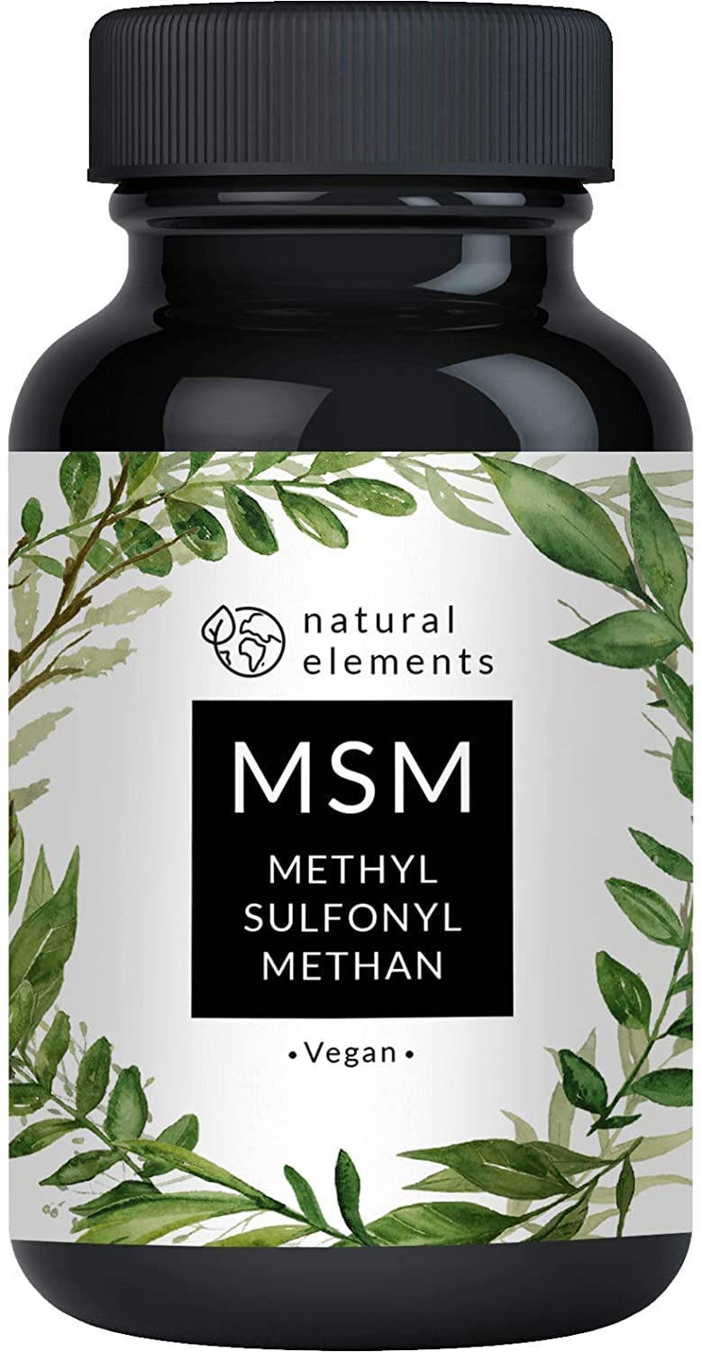 Msm Capsules - 365 Vegan Capsules - Laboratory Tested 1600Mg Methylsulfonylmethane (Msm) Powder Per Daily Dose - Without Magnesium Stearate, High Dosage And Produced In Germany - NewNest Australia