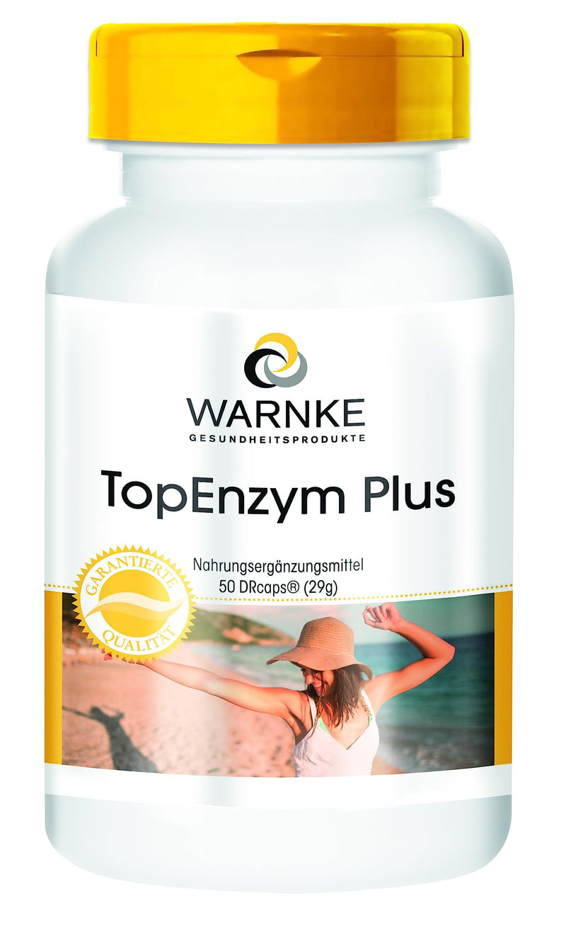 Enzyme complex - bromelain, trypsin, chymotrypsin and rutoside - Topenzym Plus - 50 capsules | Warnke vital substances - NewNest Australia