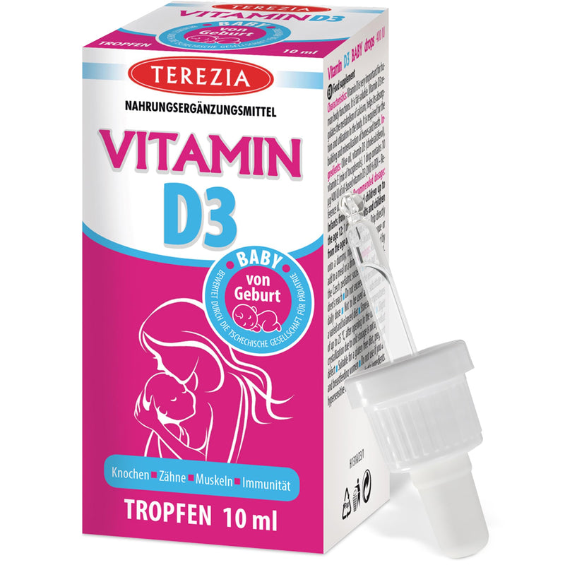 Vitamin D3 Drops For Babies & Children - 400 Iu, 10Ml For 220 Days - Vitamin D Drops Good For The Immune System, Bones, Teeth, Muscles - D3 Drops Are Also Suitable For Pregnant Women And Nursing Mothers - NewNest Australia
