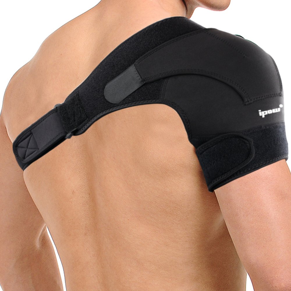 Ipow Adjustable Neoprene Shoulder Support Bandage Strap Helps Stability, Arthritic Shoulders, Shoulder Dislocation, Unisex, Fits Both Left Or Right Shoulder M - NewNest Australia