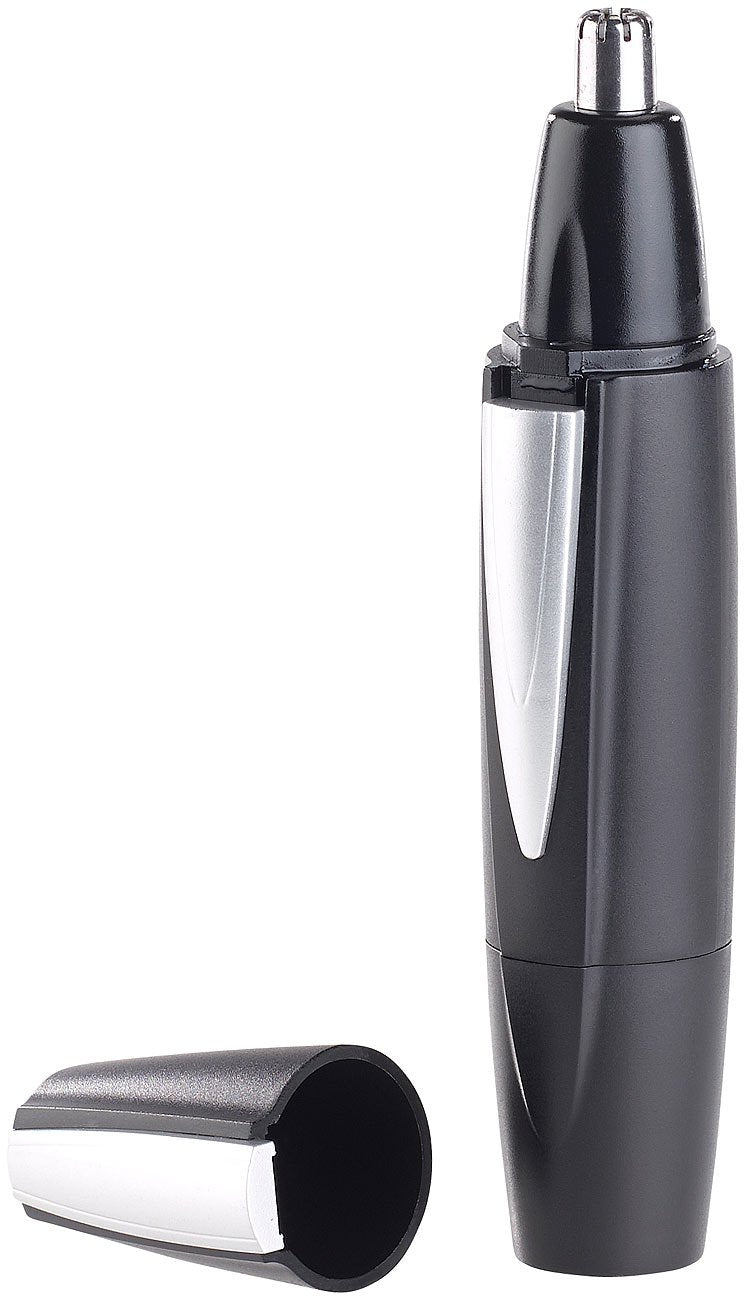 PEARL nose hair trimmer: nose and ear hair trimmer with LED spotlight and protective cap, IPX4 (nose trimmer, nose hair trimmer, electric razor) - NewNest Australia