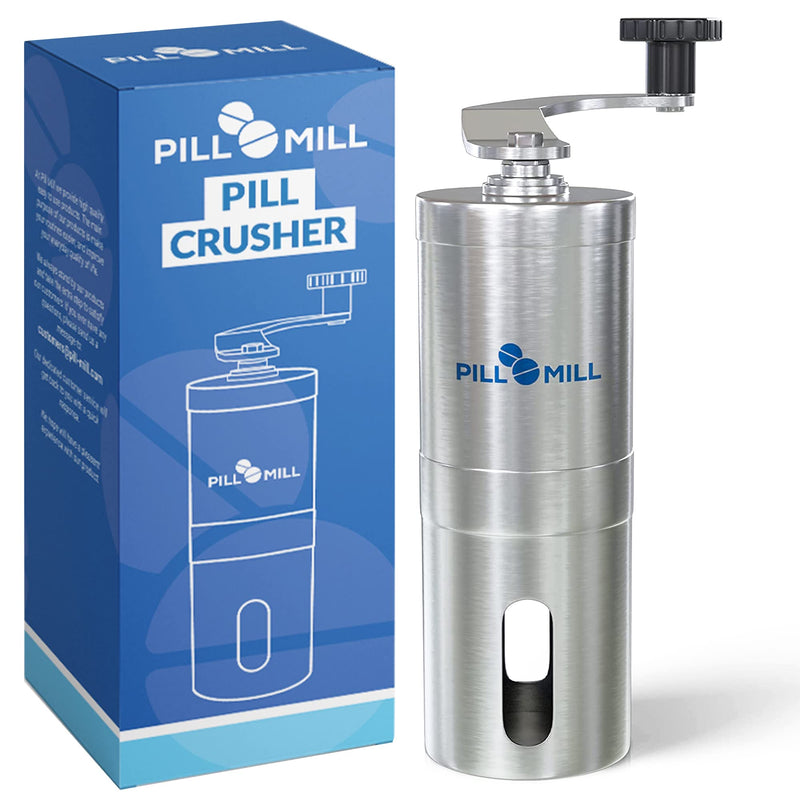 Pill Mill Tablet Mortar - Crushes Multiple Tablets Into A Fine Powder - Ideal For Feeding Through Stomach Tubes, For Pets Or To Make Medicine Easier For Children - NewNest Australia