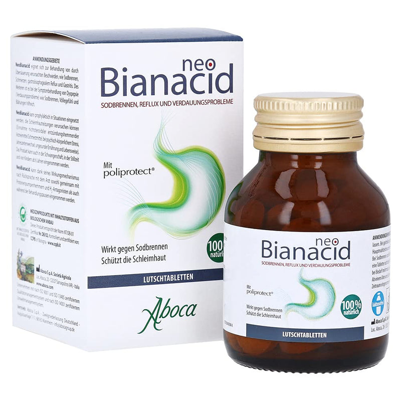 Neobianacid Protects the mucous membrane by fighting heartburn, 45 tablets - NewNest Australia