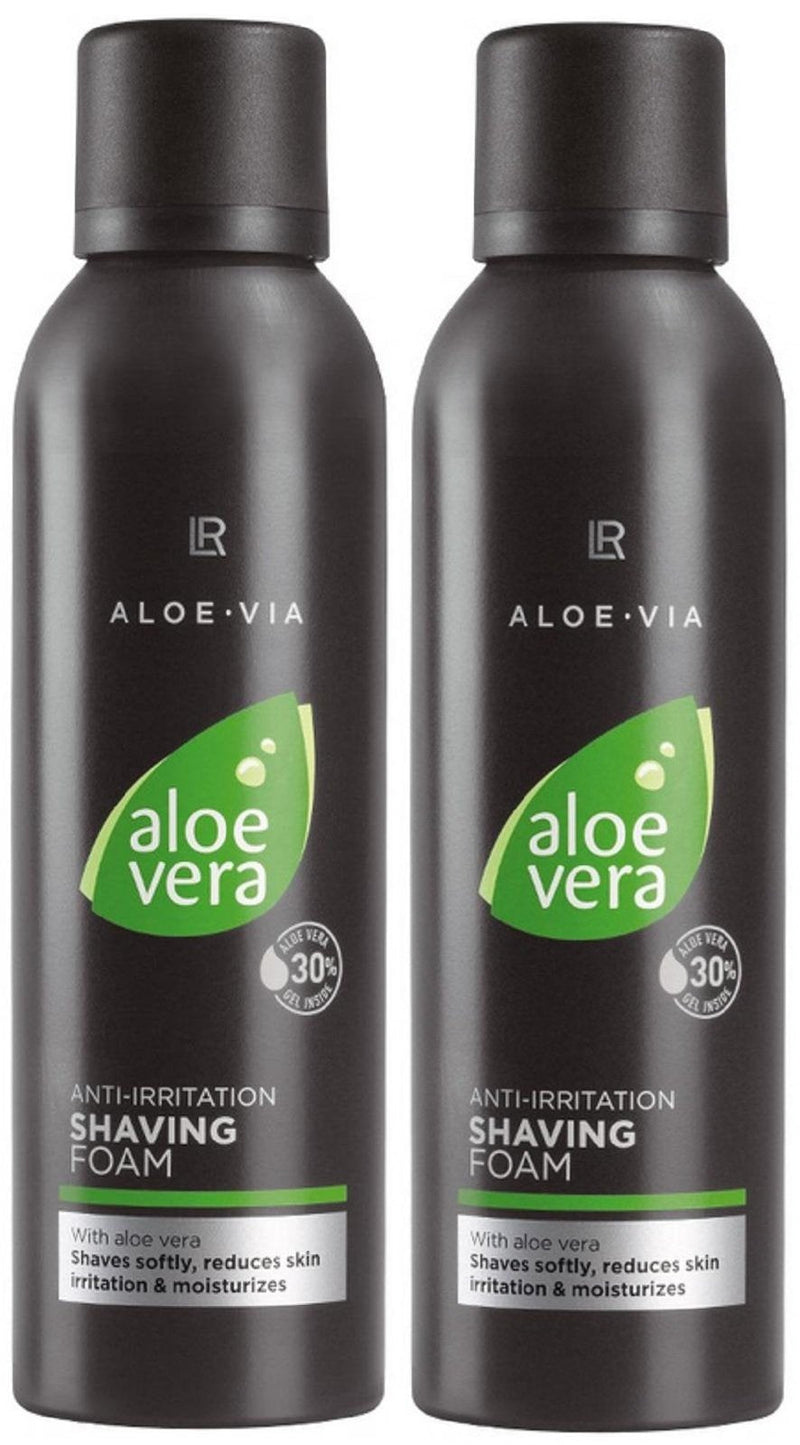 LR ALOE VIA Aloe Vera Skin Soothing Shaving Foam (2x 200 ml) - NewNest Australia