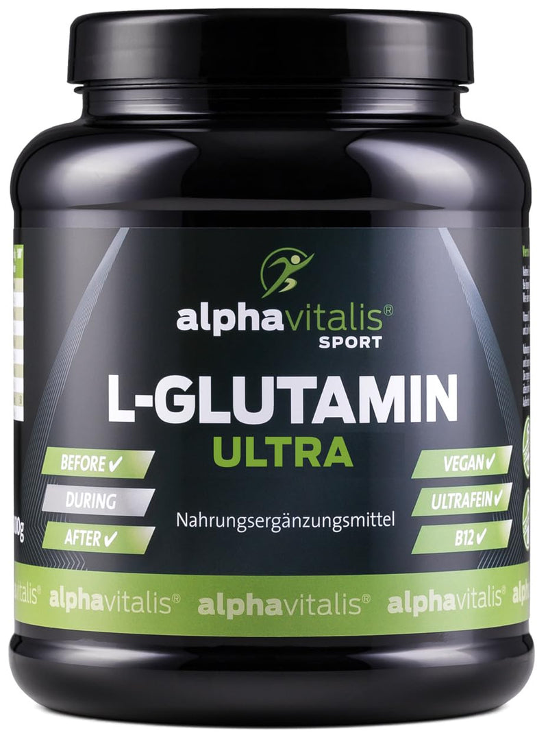 L-glutamine powder ULTRA - 99.95% pure - 1000g - neutral - vegan - gluten-free - lactose-free - finest L-glutamine powder in premium quality 1 kg (pack of 1) - NewNest Australia