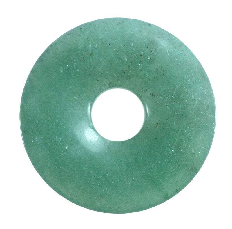 Lebensquelle Plus Aventurine, Green Gemstone Donut | Ø 30 mm pendant - NewNest Australia