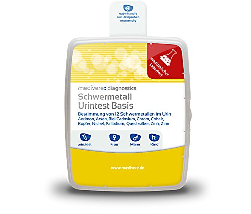 medivere Heavy Metal Urine Test Basic  Determination of the heavy metals antimony, arsenic, lead, cadmium, chromium, cobalt, copper, nickel, palladium, mercury, zinc, tin - NewNest Australia