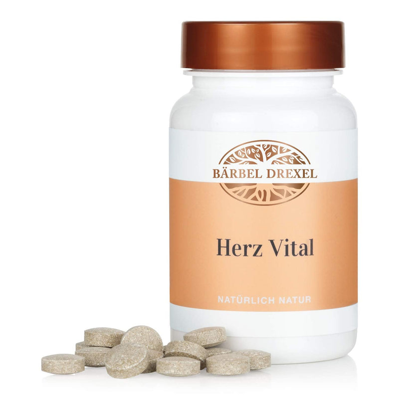 Heart Vital Tablets (Pack Of 160) Hawthorn Heartwort Melissa Gentian Heart Vitamins Magnesium 100% Vegan Made In Germany Blood Pressure Cardiovascular System Vessels Cardio B√Ñrbel Drexel - NewNest Australia