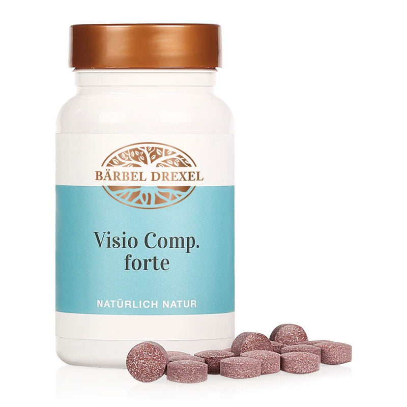 BÄRBEL DREXEL® Visio Comp. Forte tablets with lutein, zeaxanthin (152 pieces) blueberry extract vitamin C + E vision + retina + blood circulation 100% made in Germany eye vitamins - NewNest Australia