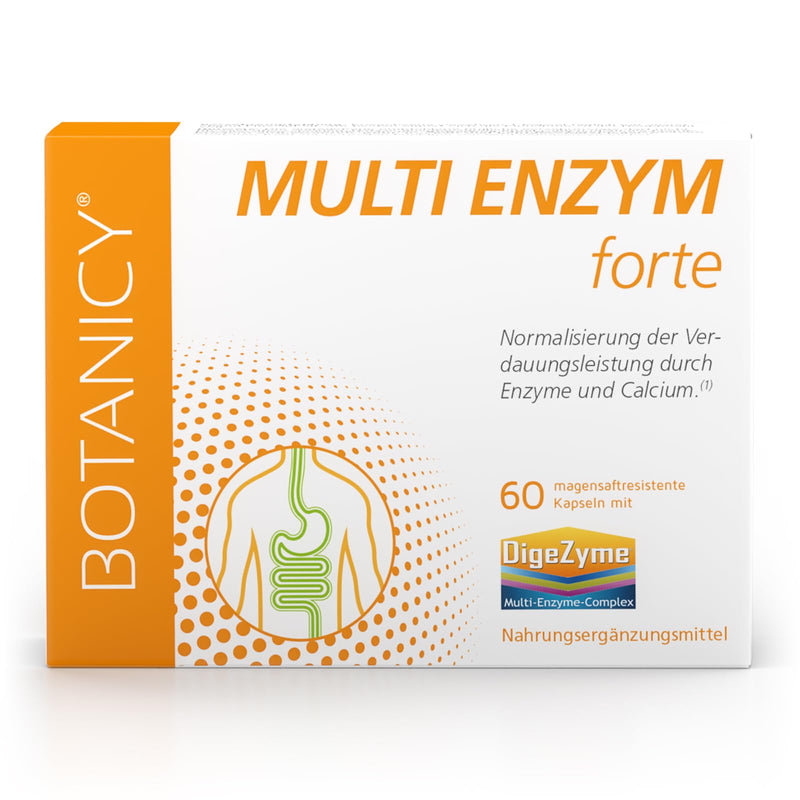 Multi Enzyme Digestive Enzymes For A Better Digestive Forte With Digezyme ‚ Unique Combination And A Strong Immune System ‚ 60 Vegan Capsules (Month Pack) - NewNest Australia