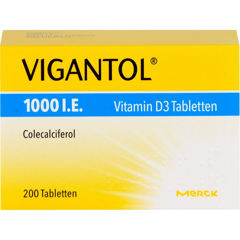 Vigantol 1,000 IU vitamin D3 tablets, 200 pcs - NewNest Australia