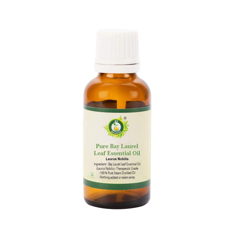 Rv Essential Pure Bay Laurel Leaf Essential Oil 15 Ml (0.507 Ounces) - Laurus Nobilis (100% Pure And Natural Steam Distilled) Pure Bay Laurel Leaf Essential Oil - NewNest Australia