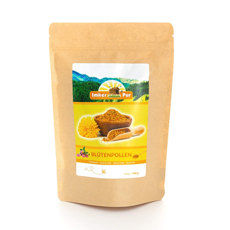 Bee pollen/bee pollen in premium beekeeping quality, from ImkerPur, 500 g, completely residue-free, sweet and mild, (conventional, 500 g) 500 g (pack of 1) - NewNest Australia