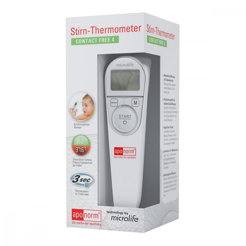Aponorm fever thermometer forehead Contact Free 4, 1 pc - NewNest Australia