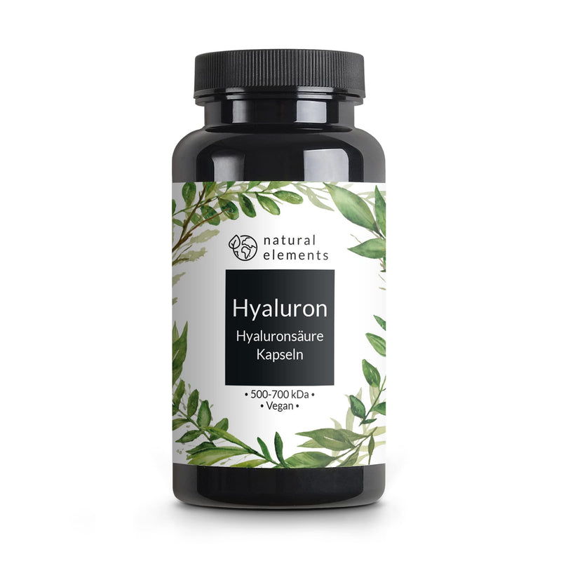 Hyaluronic Acid Capsules - High Dose, 400 mg - 90 Capsules - Laboratory Tested, Do Not Contain Magnesium Stearate - 500-700 kDa - Vegan and Made in Germany - NewNest Australia