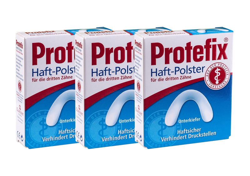 3x PROTEFIX adhesive pads for lower jaw 30 pieces PZN 1599588 - NewNest Australia
