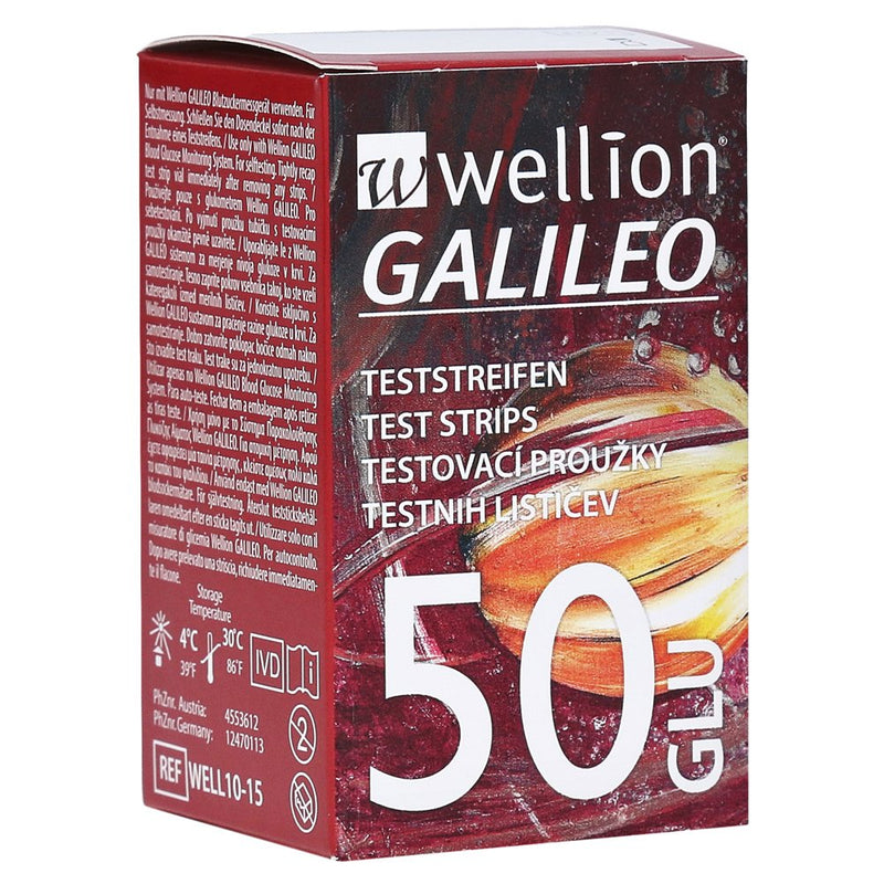 WELLION GALILEO blood sugar test strips 50 pieces - NewNest Australia